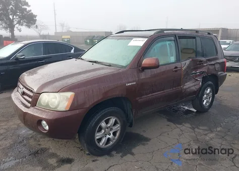 2003 Toyota Highlander Limited V6 из США, поврежденный, VIN JTEGF21A330085464